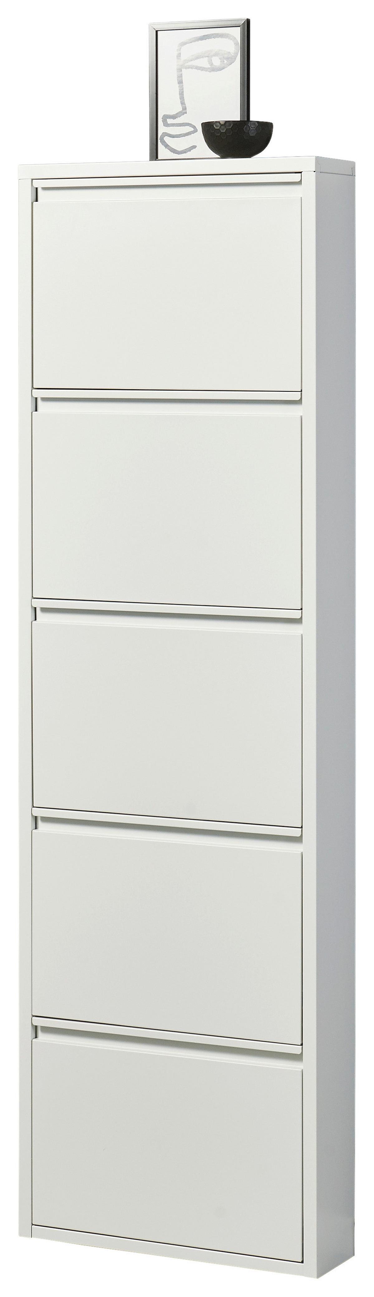 Schuhkipper Bert Weiß - Weiß, KONVENTIONELL, Metall (51/170/16cm) - Mömax