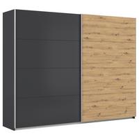 DULAP USI CULISANTE FELDKIRCH - stejar Artisan/antracit, Modern, material pe bază de lemn (271/210/62cm)