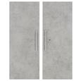 Türenset in Grau - Alufarben/Grau, MODERN, Holzwerkstoff/Metall (75,6/102,3cm) - Mömax modern living Türenset in Grau - Alufarben/Grau, MODERN, Holzwerkstoff/Metall (75,6/102,3cm) - Mömax modern living