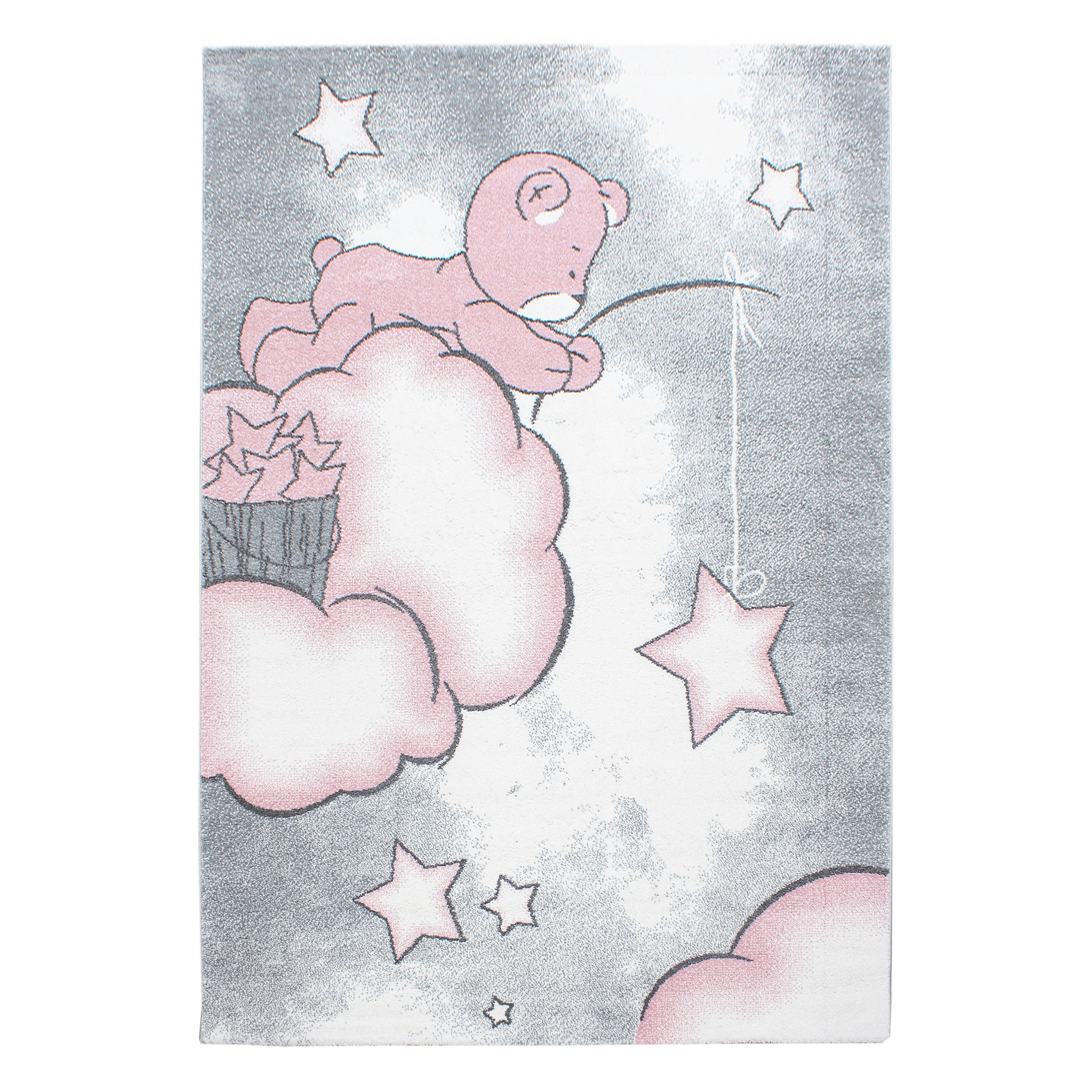 Otroška Preproga Kids, Roza, 200x290cm - pink, Trend, tekstil (200/290cm) - Ben'n'jen