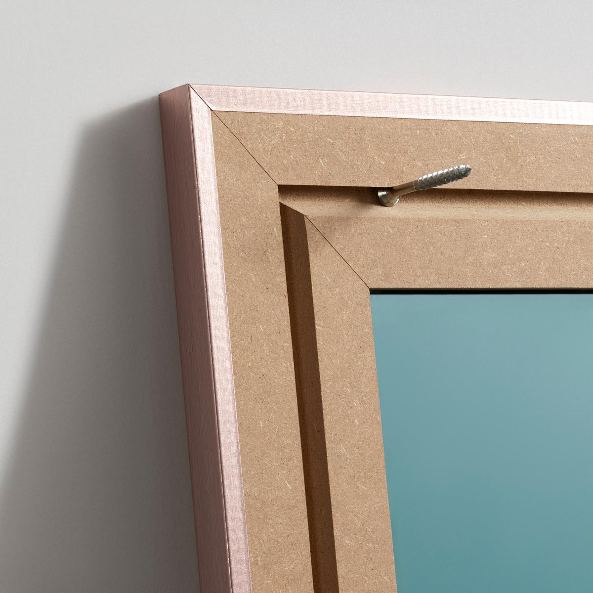 Wandspiegel Rose in Rosa - Rosa, Modern, Glas/Holzwerkstoff (55/165cm) - Mömax