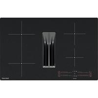 Kochfeld-Dunstabzug-Kombi DKEX8050IM - Schwarz, Basics, Glas/Metall (80/23/51cm) - Dieter Knoll