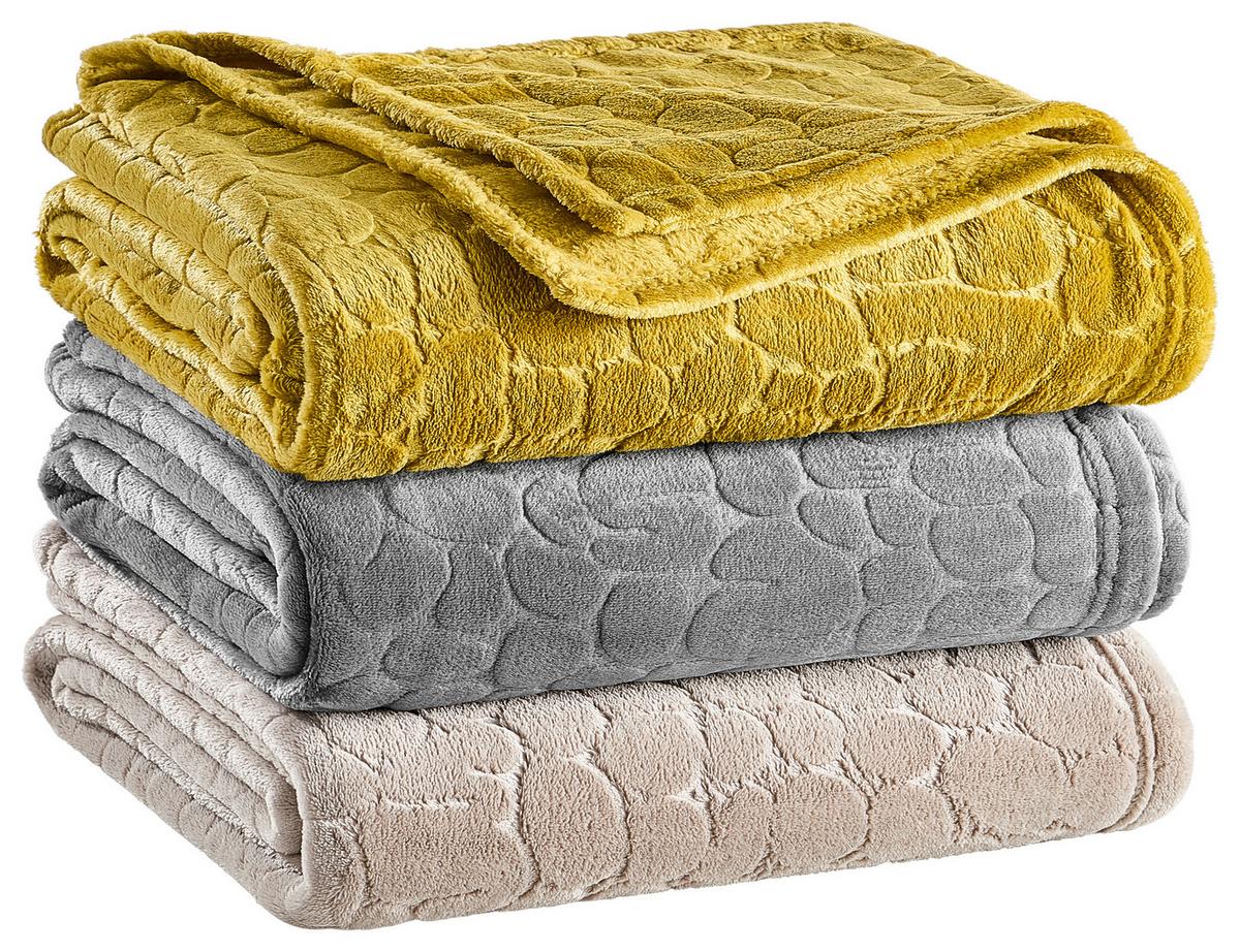 KOC POLAROWY STONE - taupe, tkanina (140/190cm) - Novel