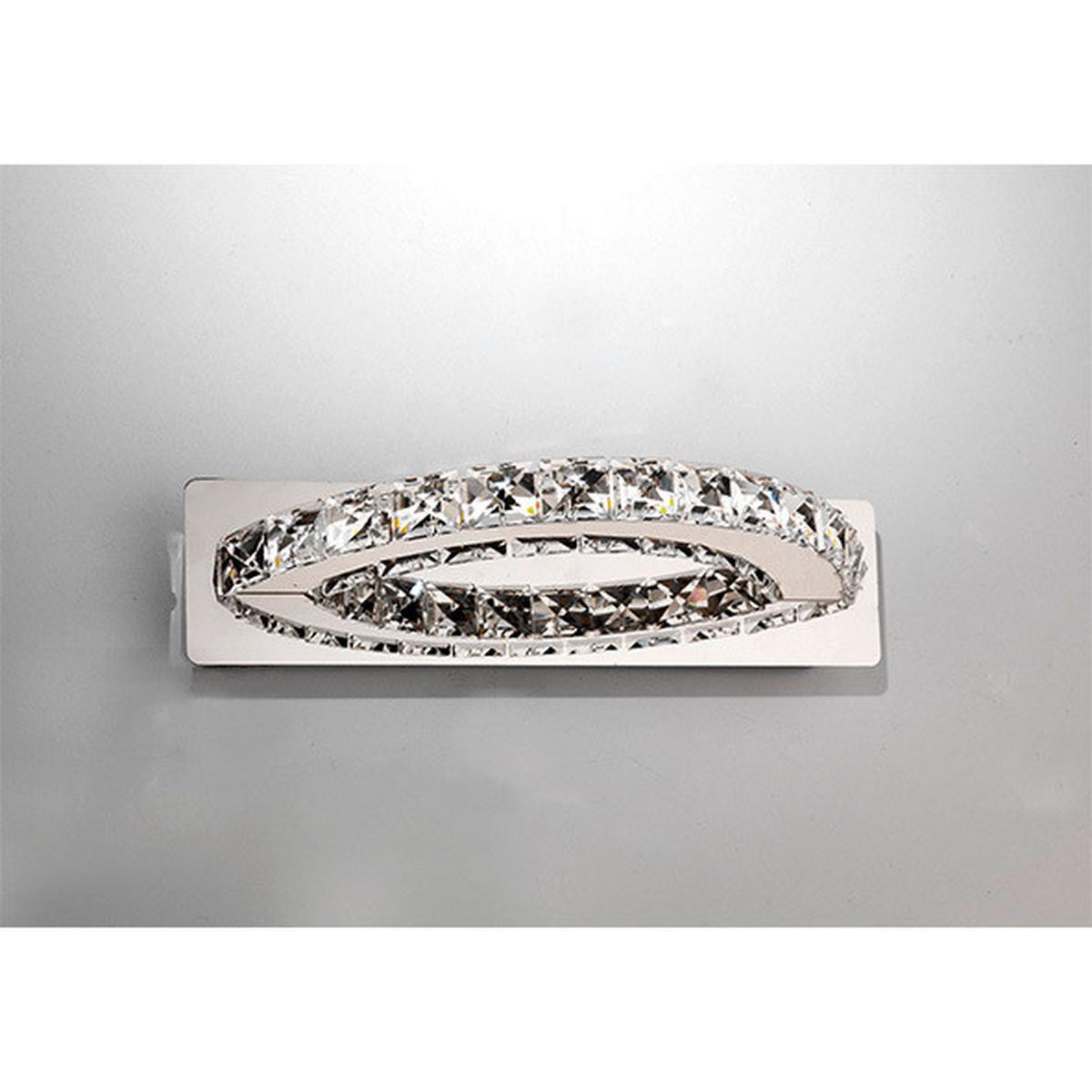 Led Falilámpa 4809/ap - krómszínű, Design, fém (27/13/7cm)