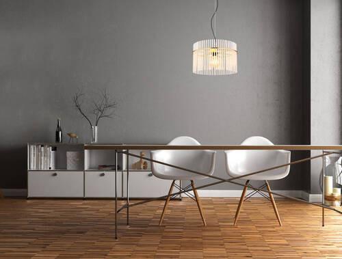 Hängeleuchte Gorley Goldfarben max. 60 Watt - Goldfarben, Basics, Glas/Metall (40/150cm) - Globo