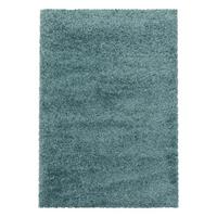 Preproga Z Visokim Florom Sydney, Modra, 160x230cm - svetlo modra, Basics, tekstil (160/230cm)