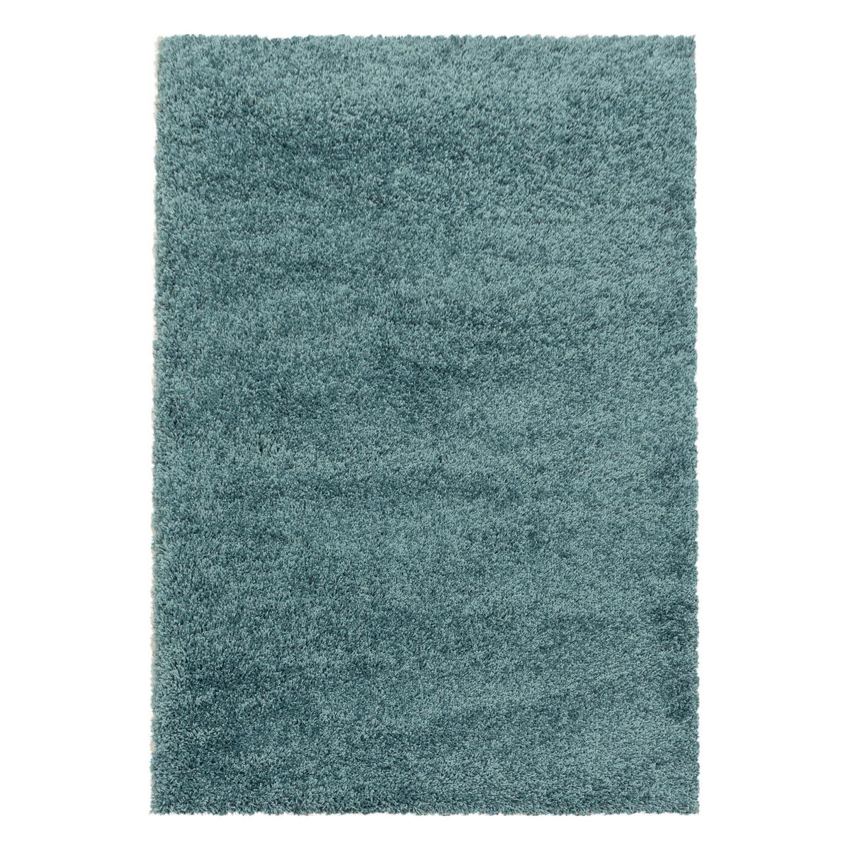 Preproga Z Visokim Florom Sydney, Modra, 160x230cm - svetlo modra, Basics, tekstil (160/230cm)