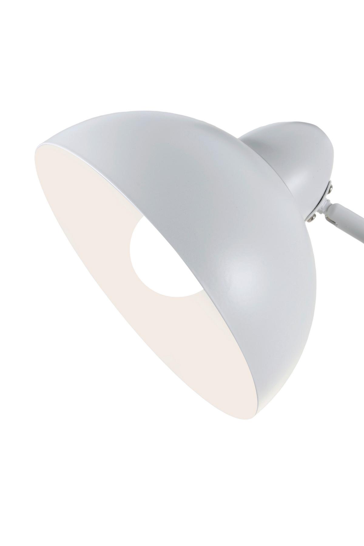 Stehleuchte Gut Weiß max. 25 Watt - Weiß, MODERN, Metall (55/24/155cm)