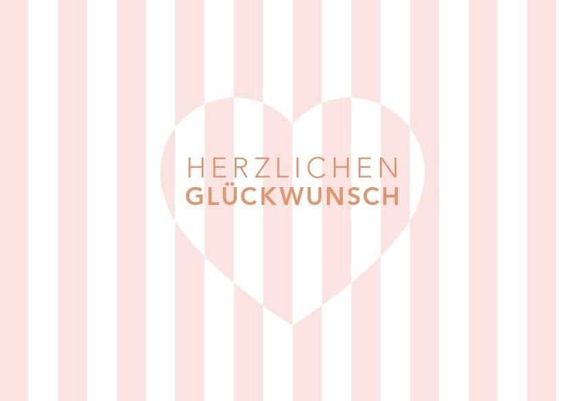 Glückwunschkarte Kupfergold aus Papier - Multicolor, Basics, Papier (24/17,5cm)