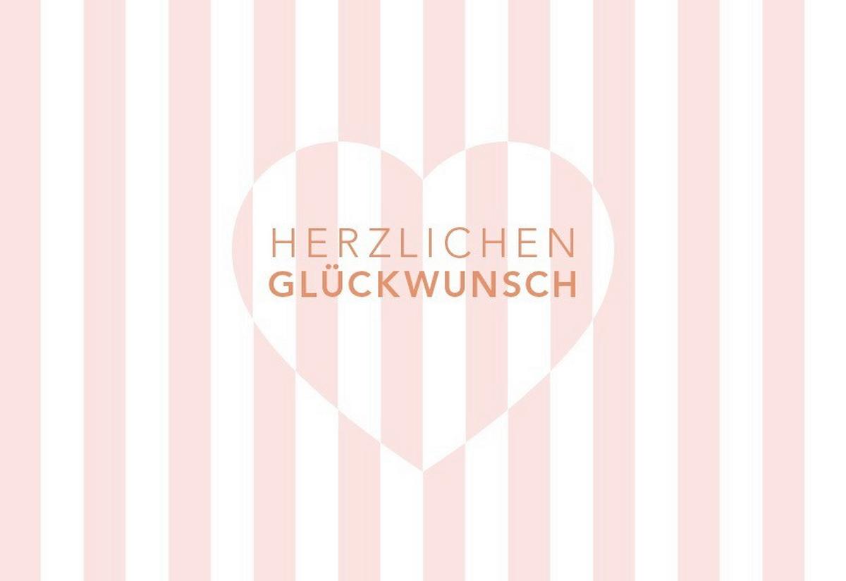 Glückwunschkarte Kupfergold aus Papier - Multicolor, Basics, Papier (24/17,5cm)