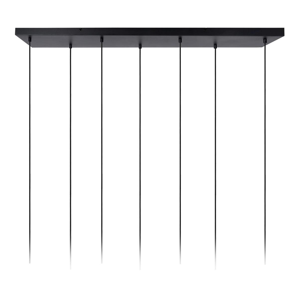 LAMPA WISZĄCA 45498/07/02 CORALIE - kolor mosiężny, Design, szkło (132/25/150cm) - Lucide