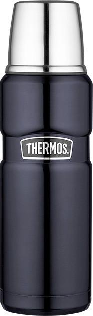 BUTELKA TERMICZNA 4003.256.047 - ciemnoniebieski, Basics, metal (0,47l) - Thermos
