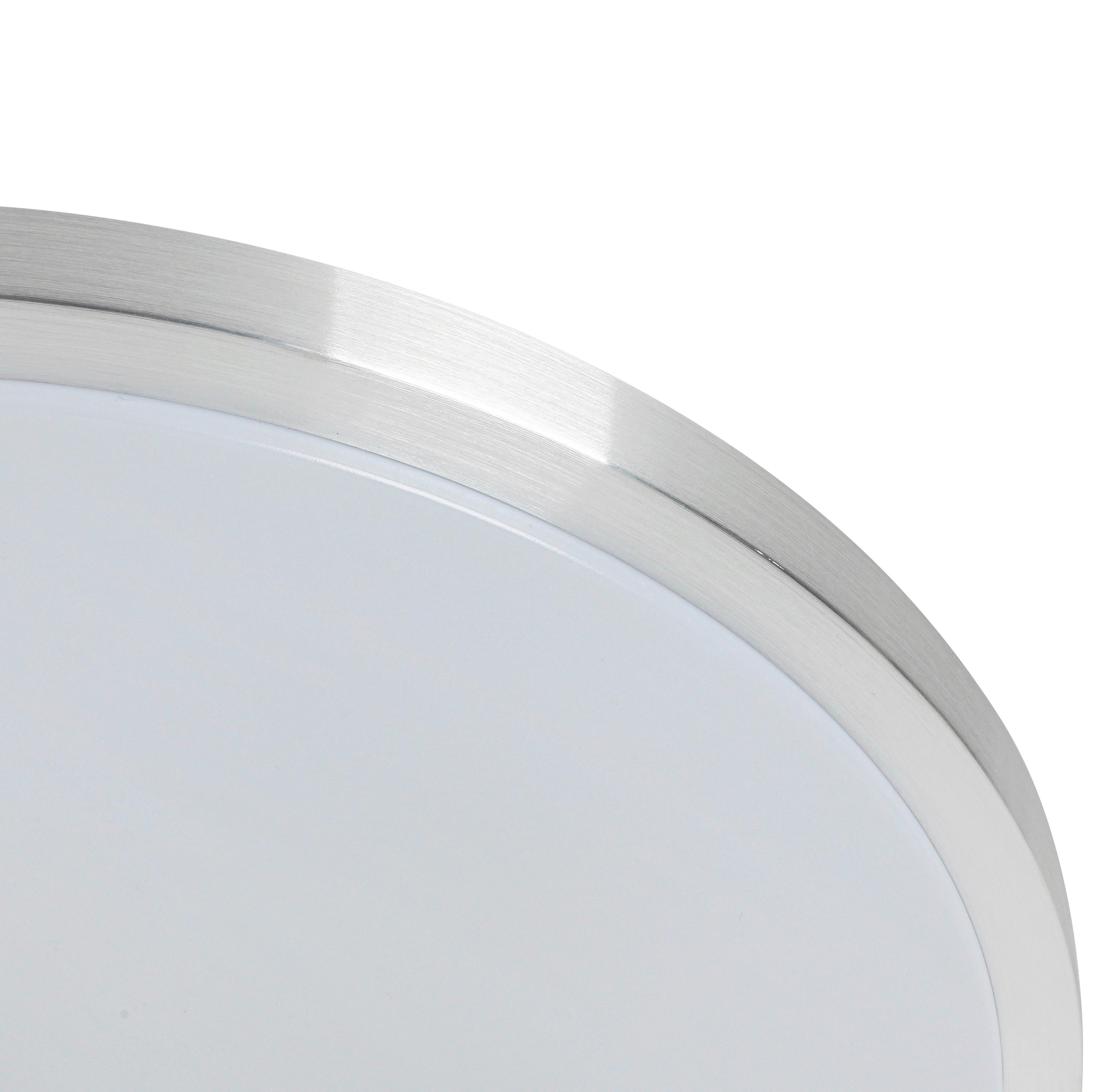 TAKLAMPA WINFRIED - vit/aluminiumfärg, Klassisk, metall/plast (50/9cm) - Mömax