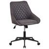Drehstuhl Kayne ca. 60x84 cm Anthrazit - Anthrazit/Schwarz, KONVENTIONELL, Textil/Metall (60/84/64,5cm) - MID.YOU