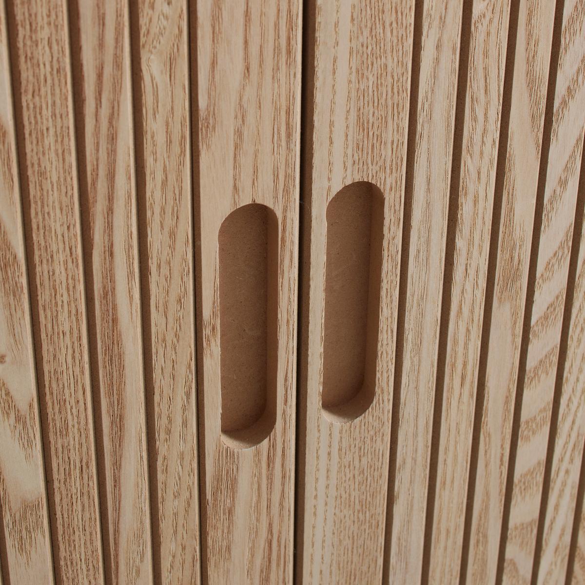 KOMODA SKANDY -TREND- - kolor naturalny, Modern, materiał drewnopochodny/drewno (70/80/30cm) - Premium Living