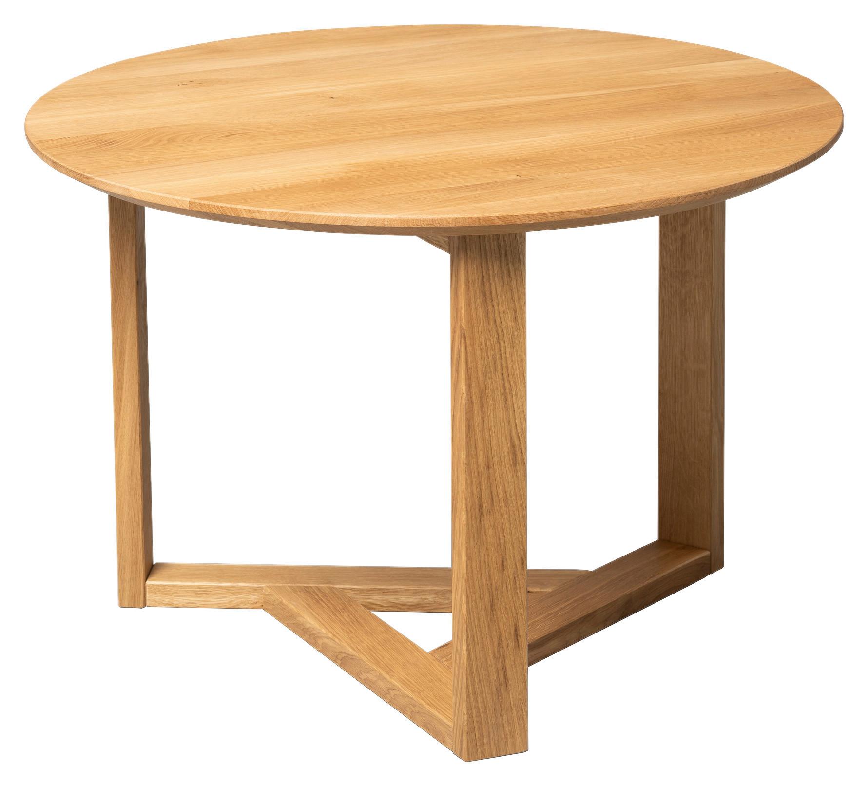 STOLIK KAWOWY RENA 2 - dąb dziki, Design, drewno (65/65/45cm) - Linea Natura
