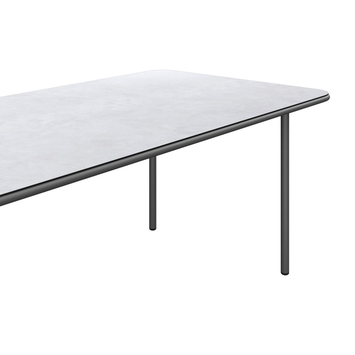 Gartentischgruppe Kanada Creme/Hellgrau - Creme/Hellgrau, MODERN, Glas/Textil