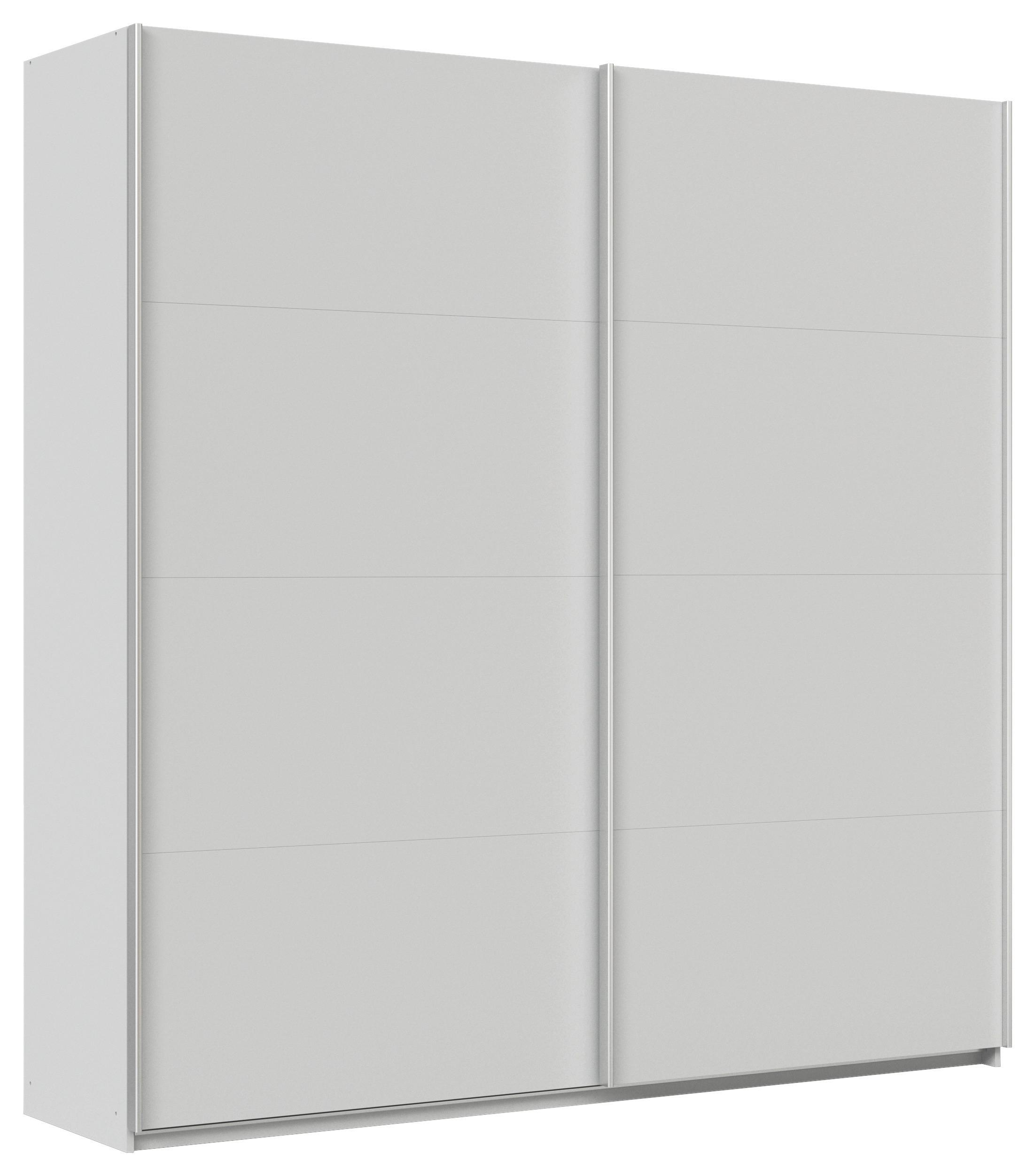 Ormar S Kliznim Vratima Feldkirch - svijetlo siva/boje aluminija, Moderno, drvni materijal/metal (225/229/62cm) - Modern Living