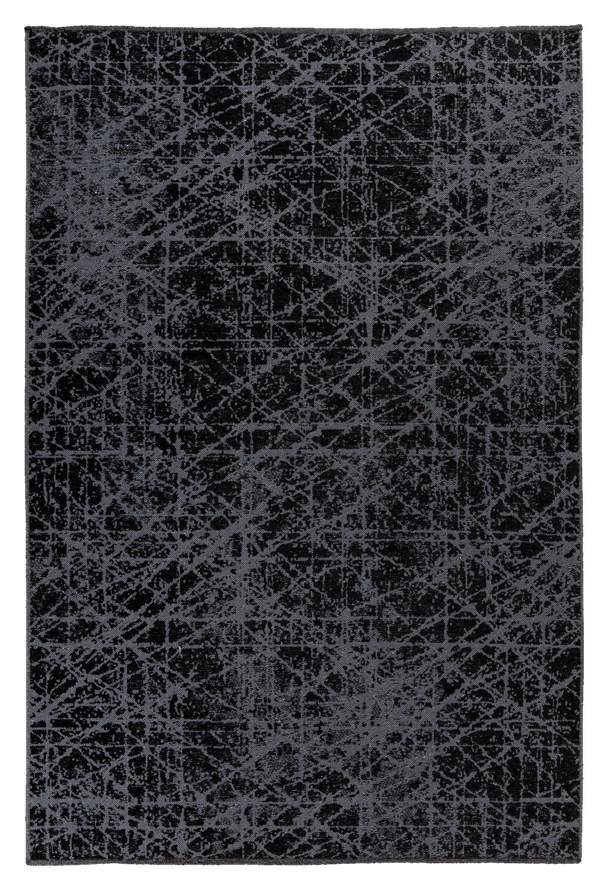 Flachwebeteppich Kalevi 200 - Grau, Konventionell, Textil (160/230cm) - Kayoom