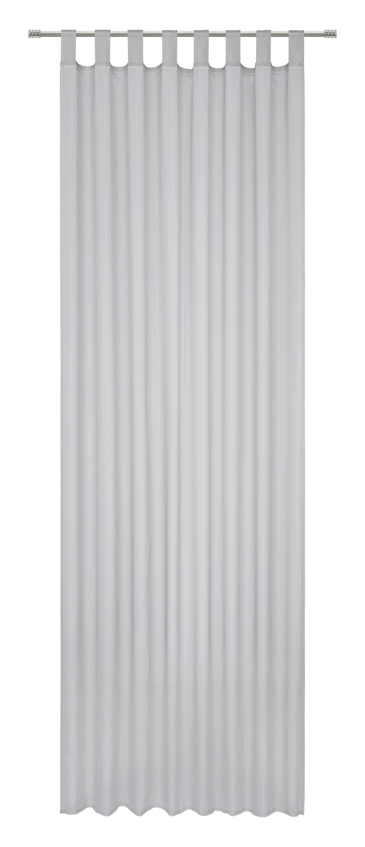 Zavjesa S Omčama Hanna -Based- - taupe, tekstil (140/245cm) - Based