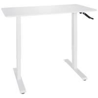 Dvižna Miza Stand Cr, Bela - bela, Moderno, kovina/leseni material (120/74/60cm) - MID.YOU