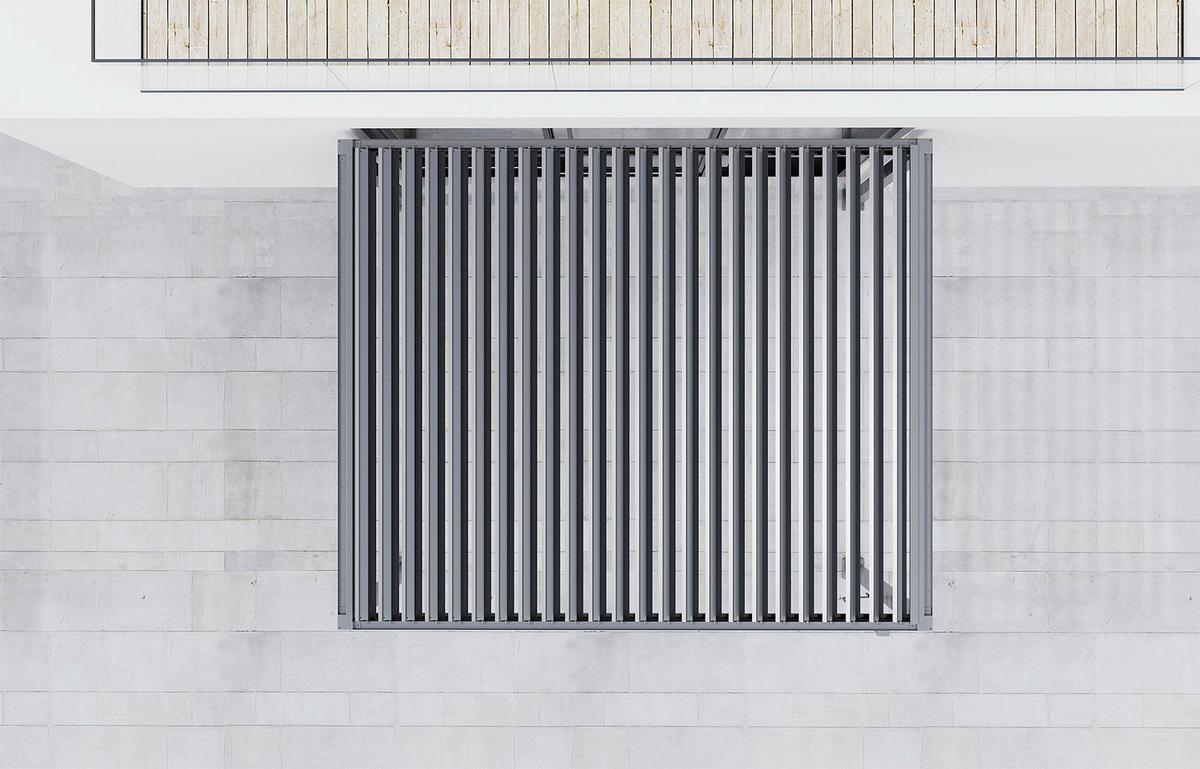 Pergola Origin Anthrazit - Anthrazit, Basics, Metall (359/296/238cm) - Gardenson