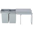 Einbauabfallsammler 103371639 - Grau, Kunststoff/Metall (26/41/46cm) Einbauabfallsammler 103371639 - Grau, Kunststoff/Metall (26/41/46cm)