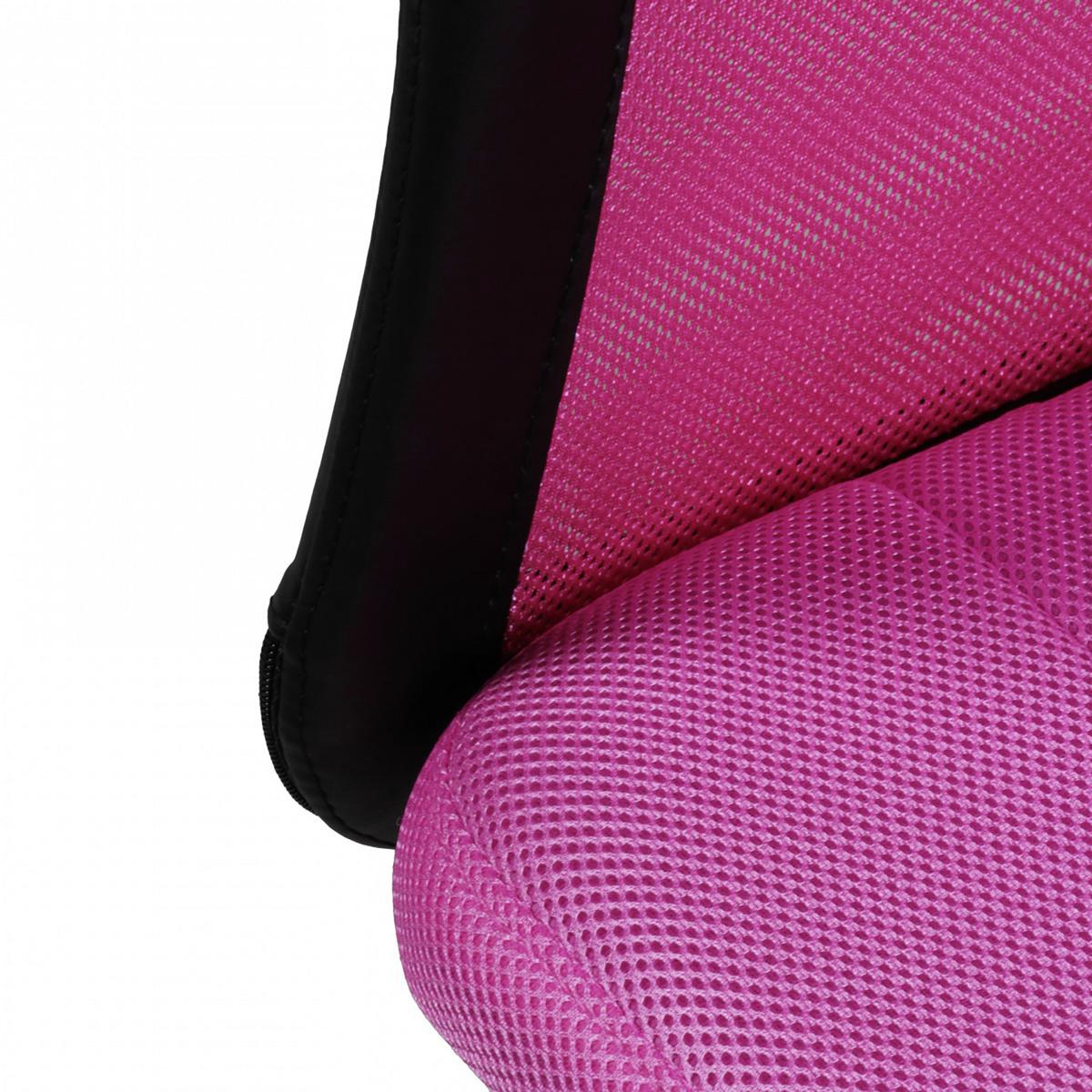 Mladinski Vrtljivi Stol Lukas - barve kroma/pink, Moderno, kovina/umetna masa (60/100/60cm) - MID.YOU