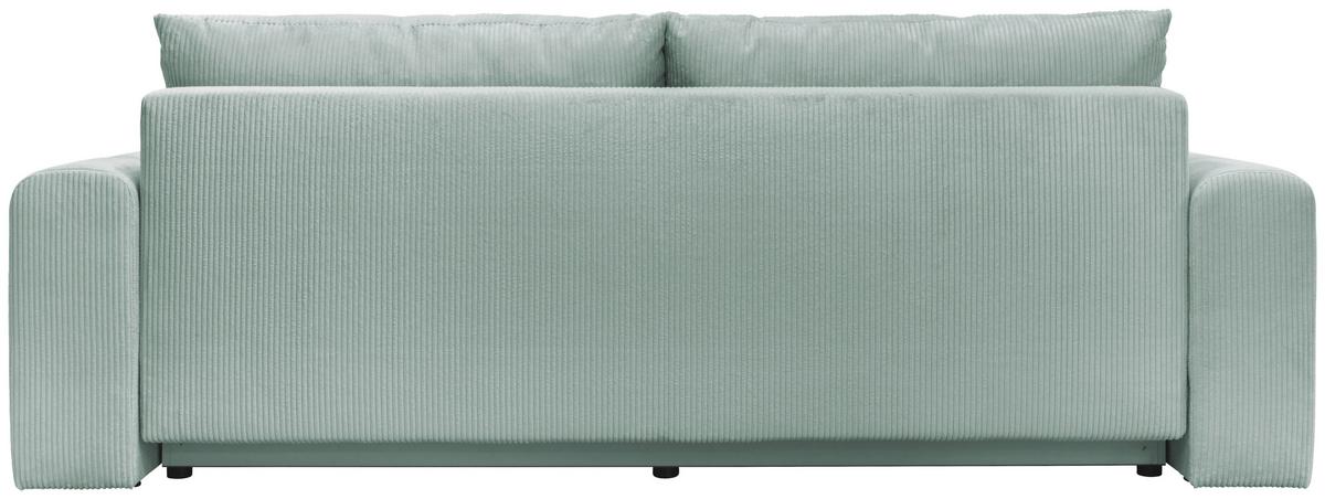 Mega Sofa Aria - boje mente/crna, Moderno, tekstil (255/94/126cm) - Modern Living