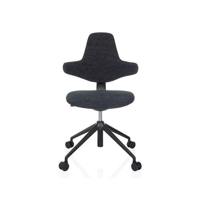 Pisarniški Stol Paliano, Črna - črna, Moderno, kovina/umetna masa (58/87 - 97/57cm) - MID.YOU