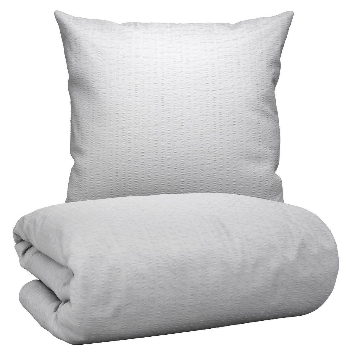 Bettwäsche Gisela Hellgrau ca. 135x200cm - Hellgrau, Textil (135/200cm) - Modern Living