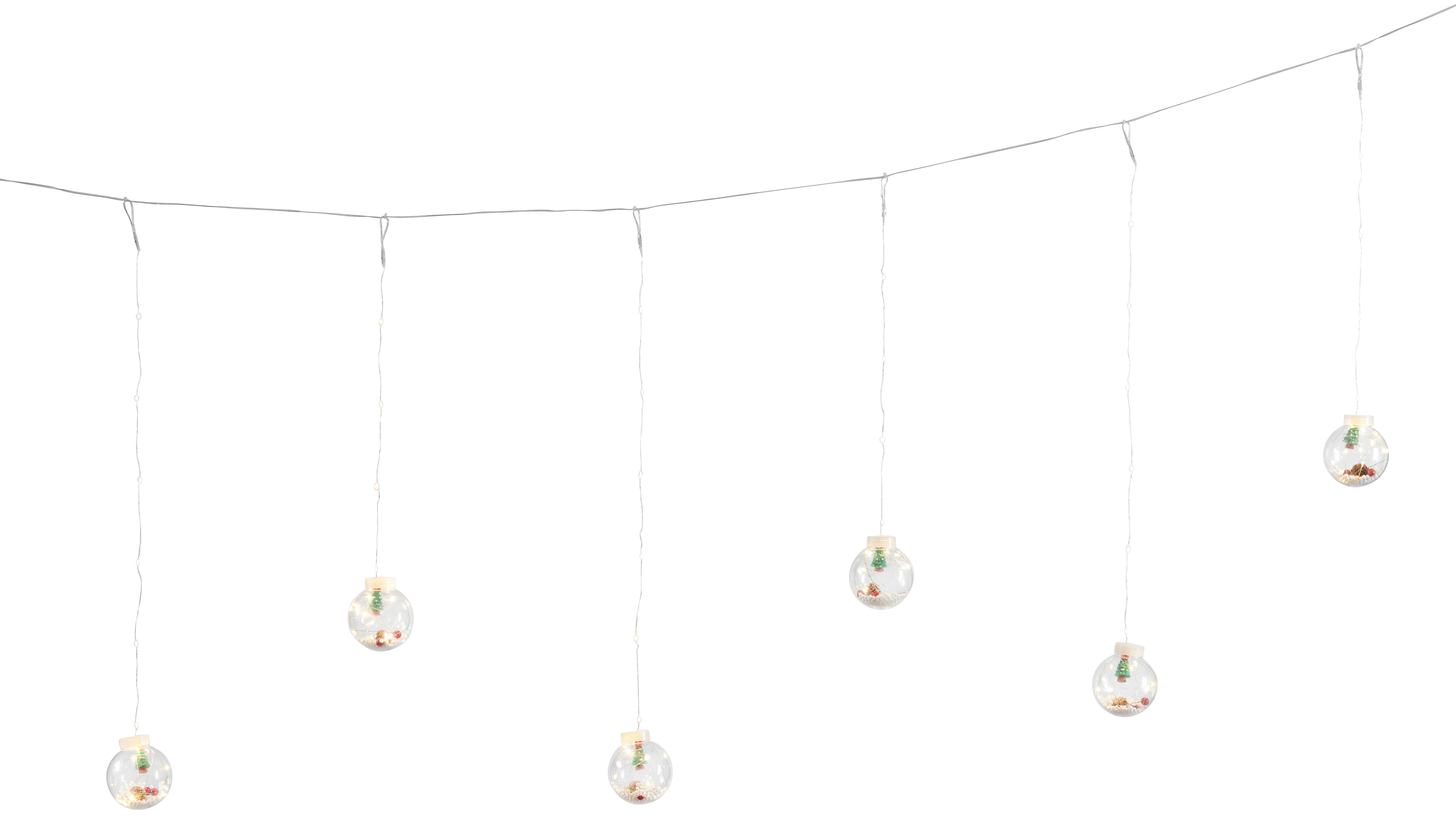 Lichterkette Zimo ca. 570cm in Bunt - Klar/Multicolor, MODERN, Kunststoff (570cm) - Premium Living