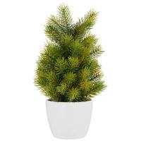 Mini Umetna Jelka Tannenbäumchen I - zelena/rjava, kovina/umetna masa (38cm)