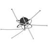 LED-TAKLAMPA STRAL - svart, Modern, metall/plast (65,5/65,5/14cm)