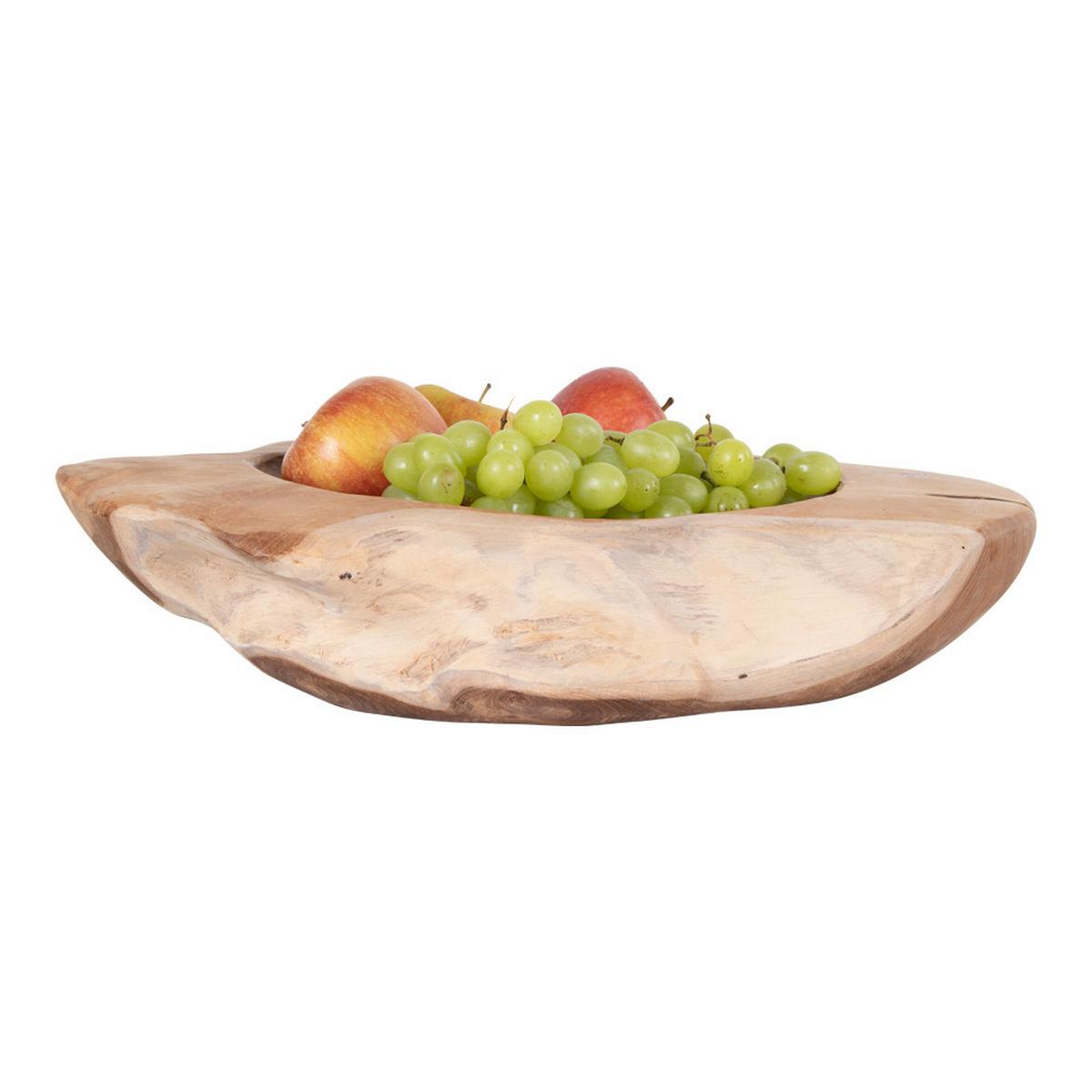 Obstschale Rio Bowl Teakfarben - Teakfarben, Design, Holz (40/12/40cm)