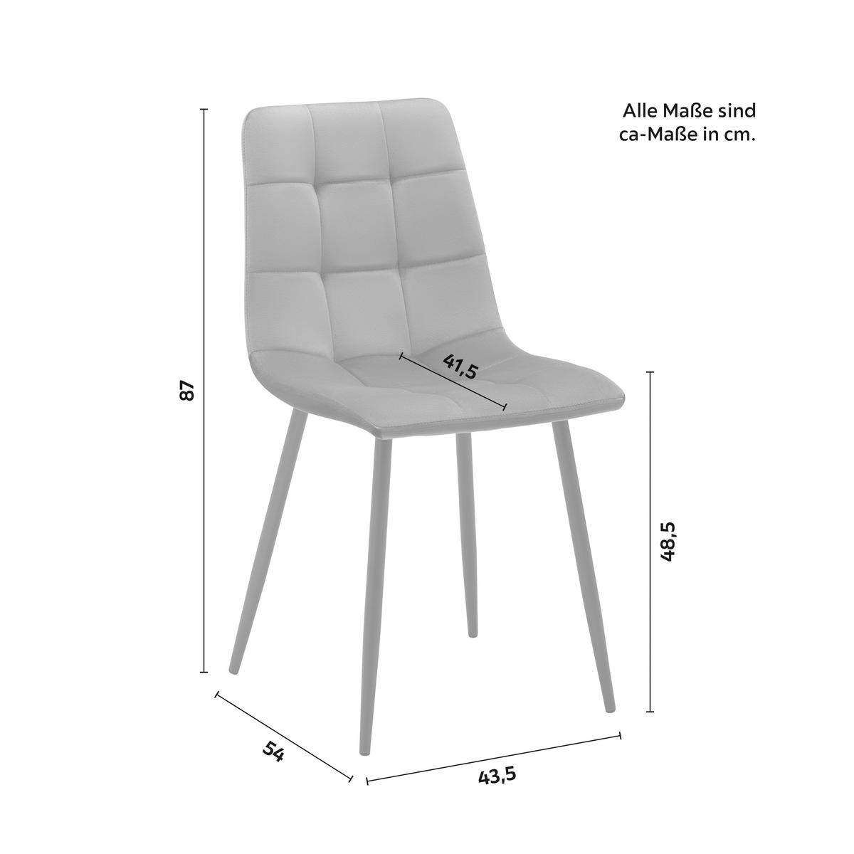 KRZESŁO RIA - petrol/czarny, Modern, metal/drewno (43,5/87/54cm) - Bessagi Home