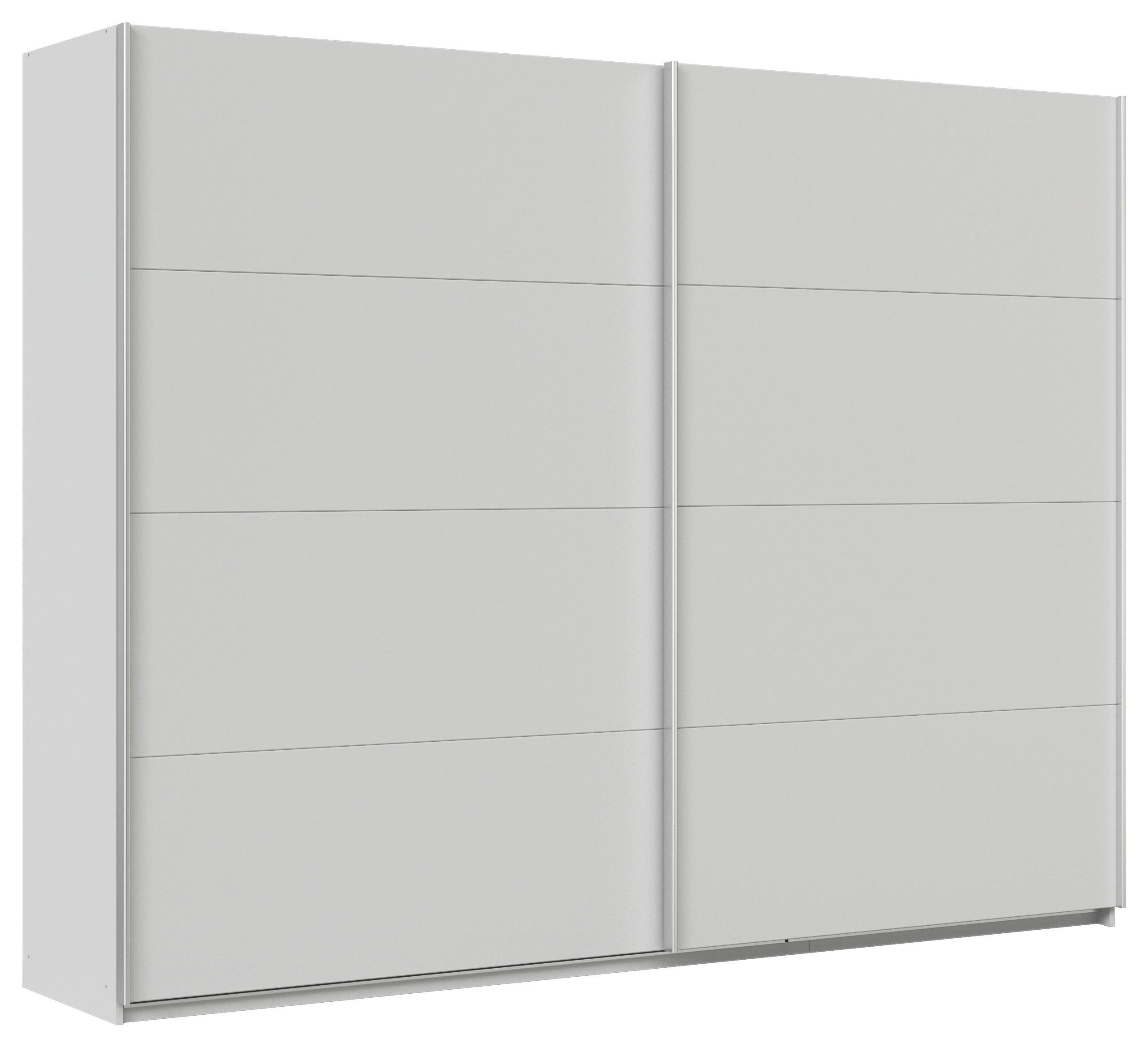 Ormar S Kliznim Vratima Feldkirch - svijetlo siva/boje aluminija, Moderno, drvni materijal/metal (271/210/62cm) - Modern Living
