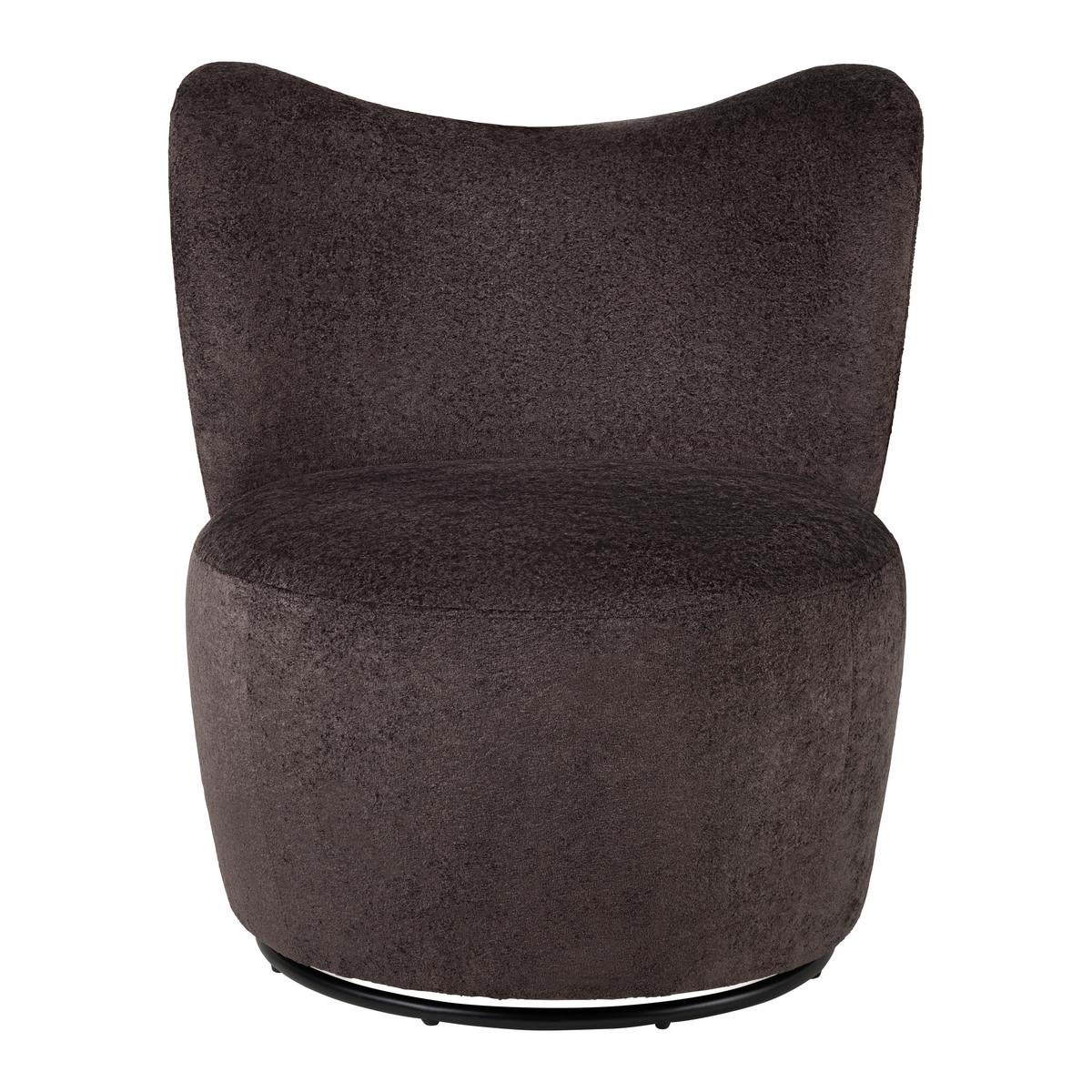 FOTOLIU ELENA -TREND- - maro închis, Modern, lemn/metal (77/82/76cm) - Mömax