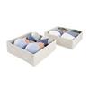 FÖRVARINGSLÅDOR SET LOUIS - BRAS 2PCS - beige, Modern, papper/textil - Mömax