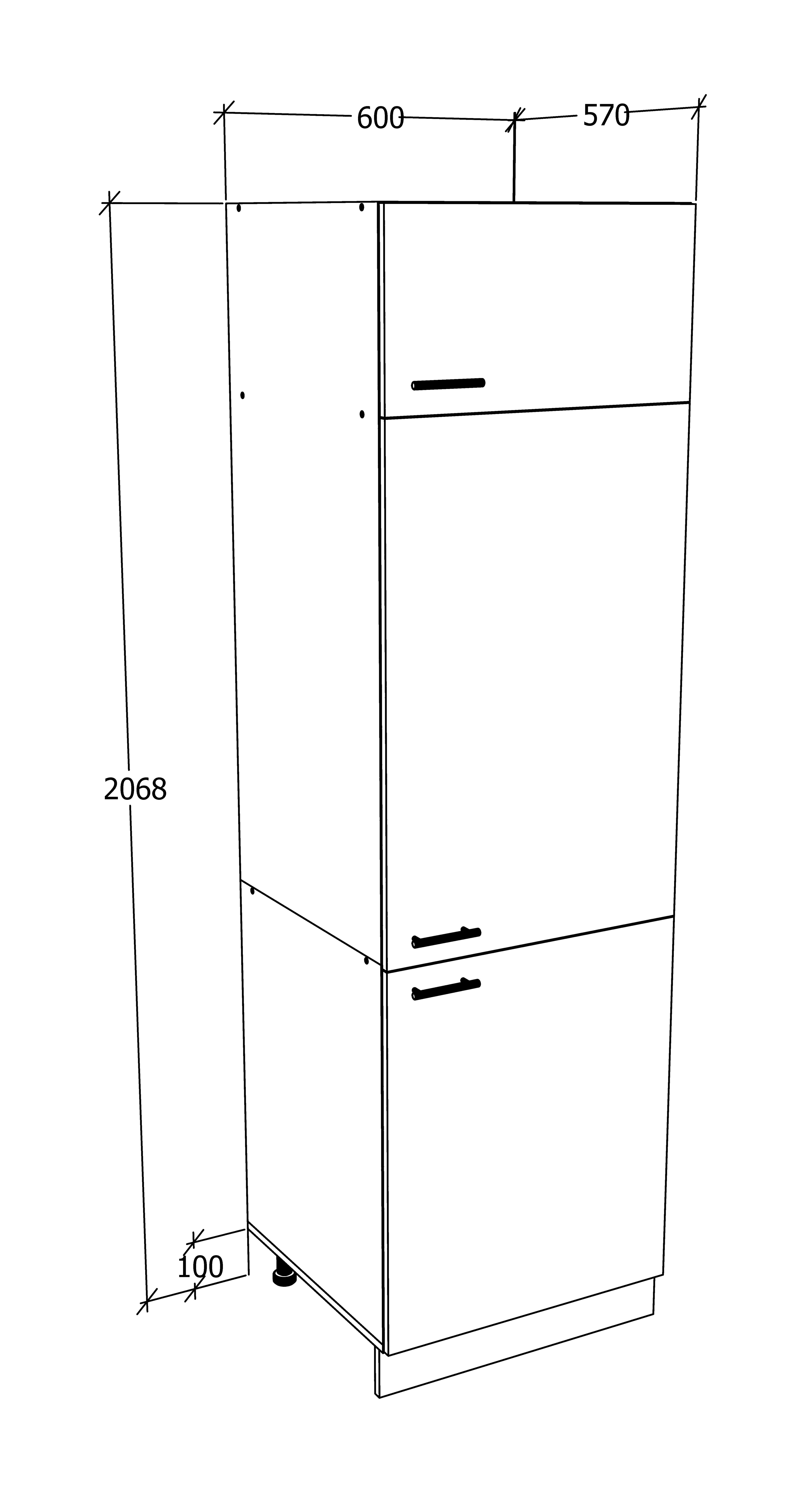 Omara Za Posodo Esilo, Siva, Bela - bela/barve aluminija, Konvencionalno, kovina/leseni material (60/207/57cm) - MID.YOU