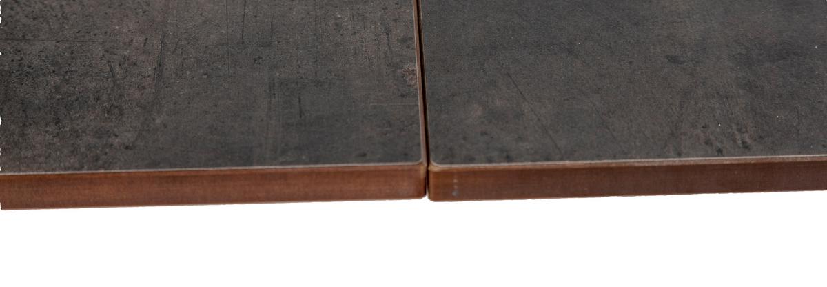 Gartengarnitur Uran 5-Teilig Metall/Textil/Holzwerkstoff - Anthrazit/Schwarz, Basics, Holzwerkstoff/Textil (160+60/98/74cm) - Acamp