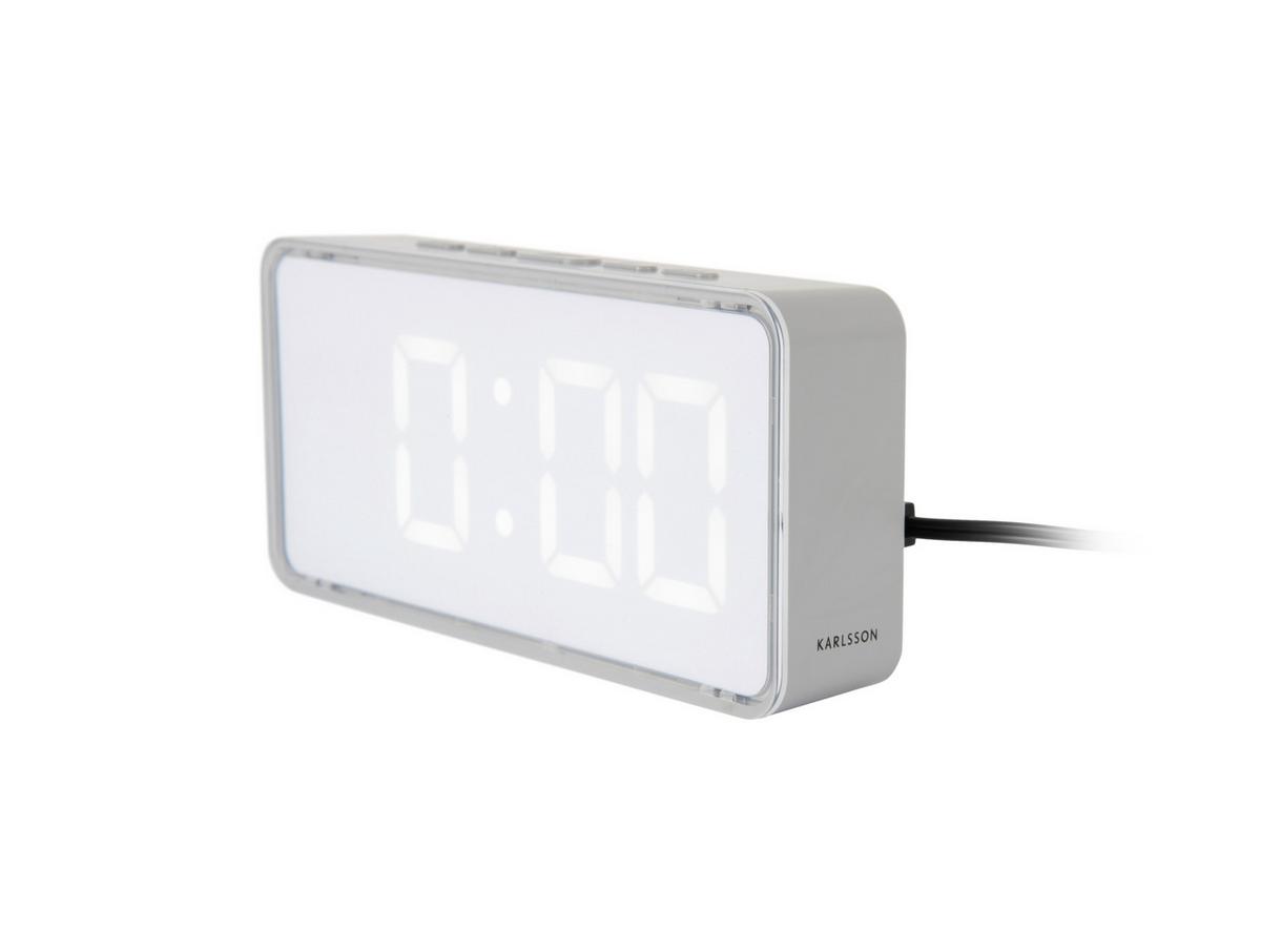 BUDZIK AUDAZ - biały, Basics, tworzywo sztuczne (14/3/6.5cm) - Karlsson