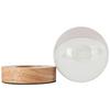 LED-DEKORATIONSLAMPA MONI - transparent/naturfärgad, Romantik / Lanthus, trämaterial/plast (8/9,5cm) - Mömax