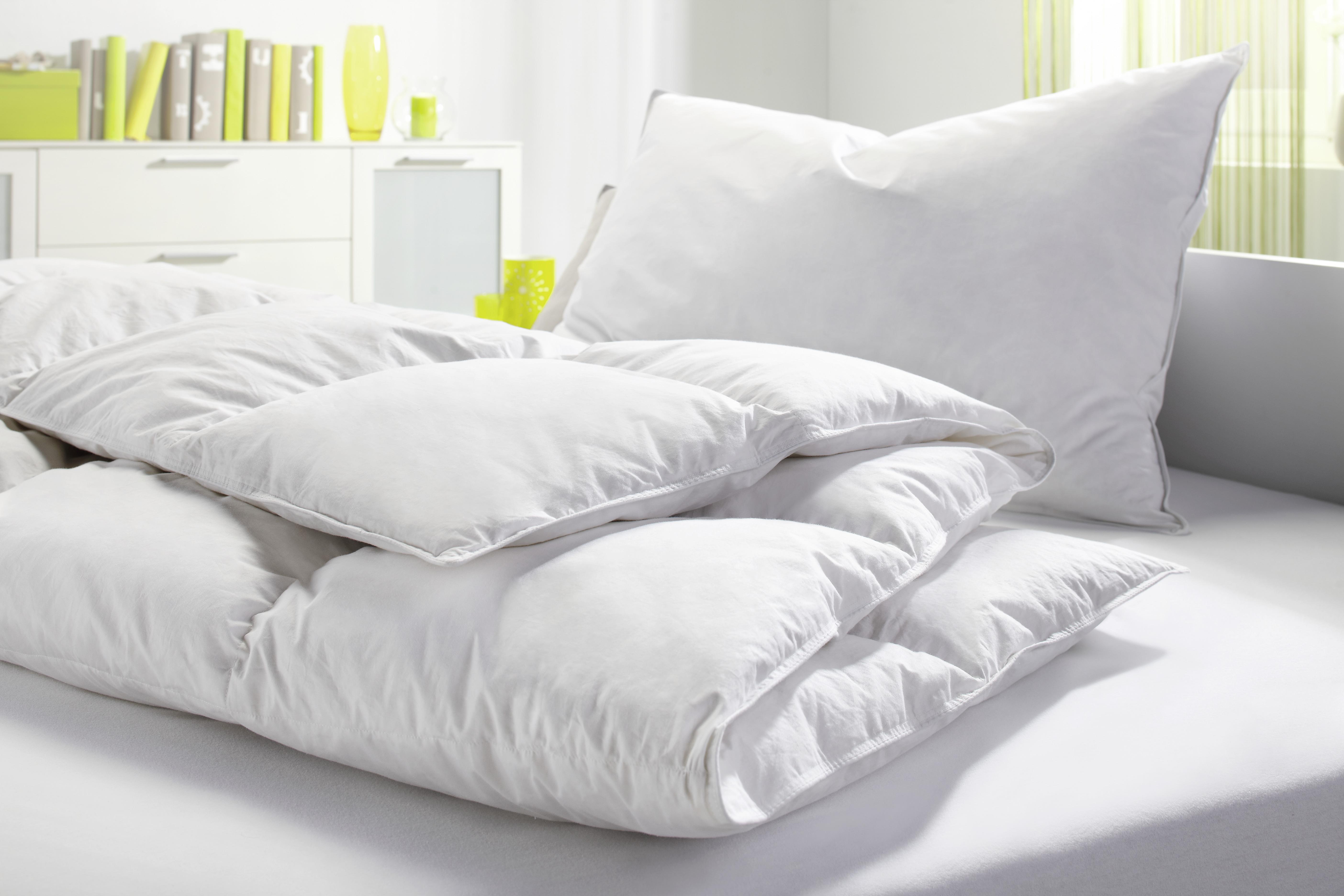 Federsteppbett Fabo ca. 140x200cm - Weiß, Textil (135/140/200cm) - Nadana
