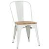 Stol Vantaggio Comfort W, Bela, Brest - bela/temno rjava, Basics, kovina/les (44/84/54cm) - MID.YOU