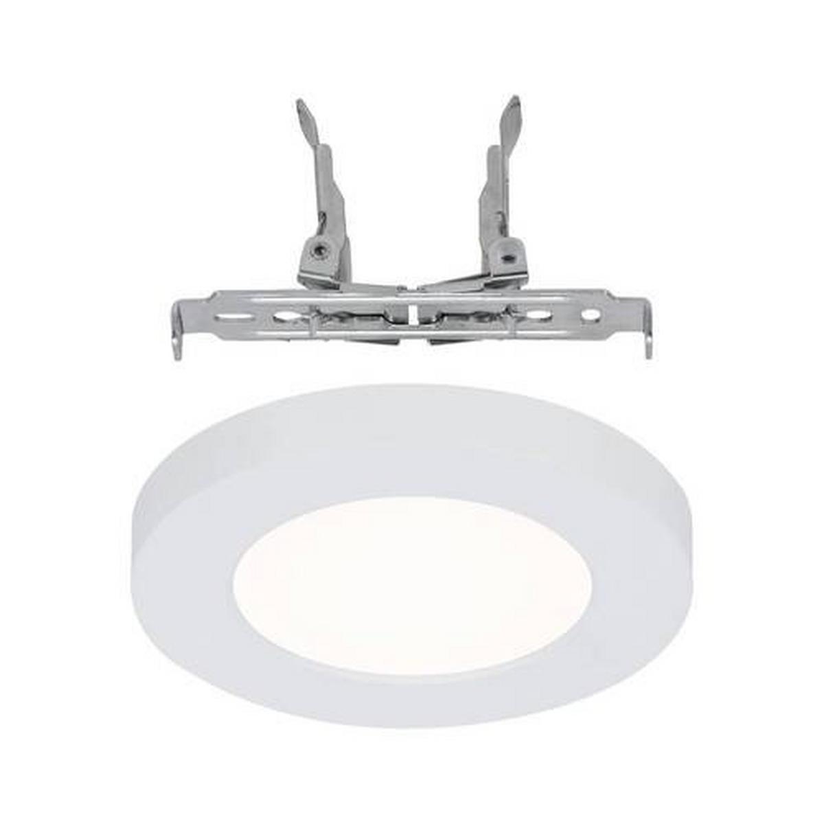 LED-Paneel Cover-it Panel in Weiß max. 6 Watt - Weiß, Basics, Kunststoff (11,6cm) - Paulmann