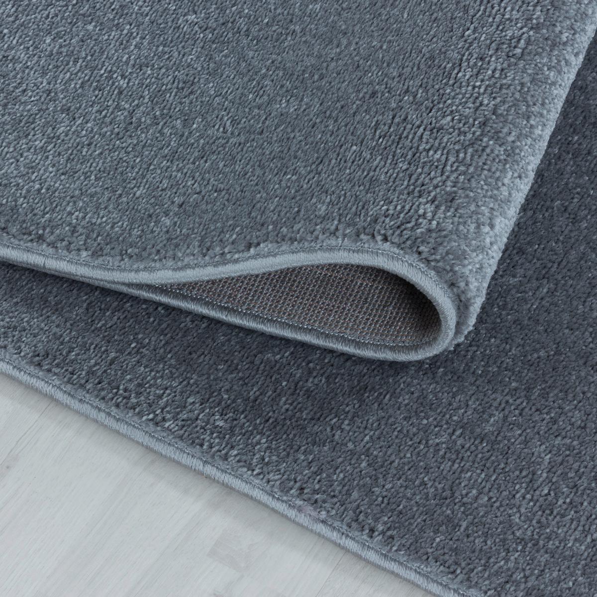 Hochflorteppich Rio Silberfarben ca. 80x150cm - Silberfarben, Basics, Textil (80/150cm)