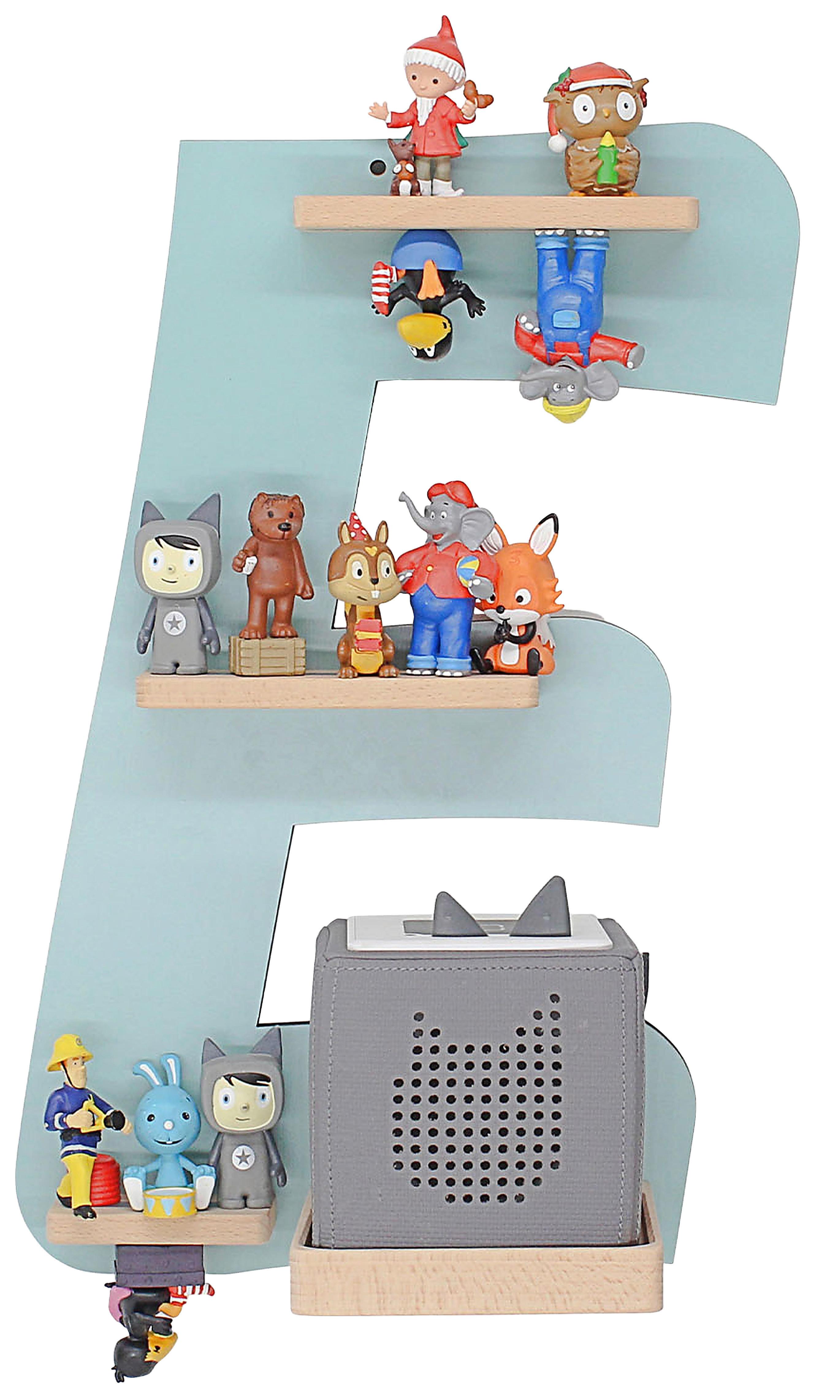Kinderregal Boarti - Grün, Modern, Holzwerkstoff (32/47/19cm) - Livetastic