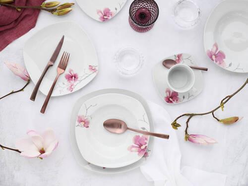 Kombinirani Servis Amelie Aiko, 30-Delni Set - bela, Trend, keramika - Creatable