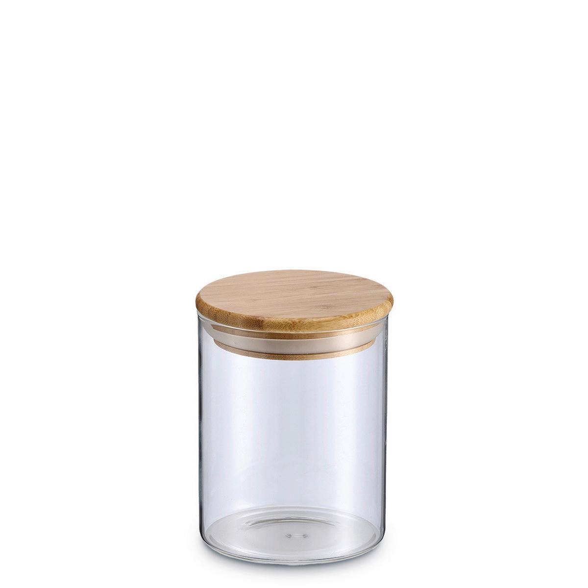 Vorratsgläserset Naturfarben - Naturfarben, Basics, Glas/Holz (40/46,5/28cm) - Zeller Present